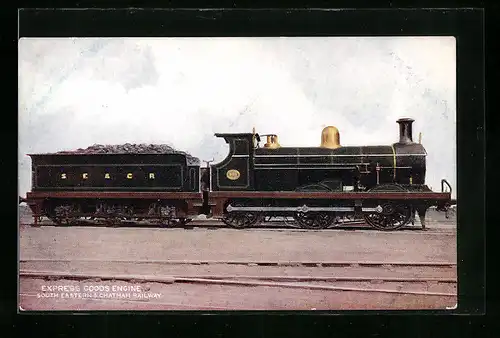 AK Express Goods Engine, South Eastern & Chatham Railway, englische Eisenbahn