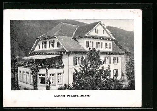 AK Oberharmersbach, Gasthof-Pension Bären, Bes. Aug. Lay