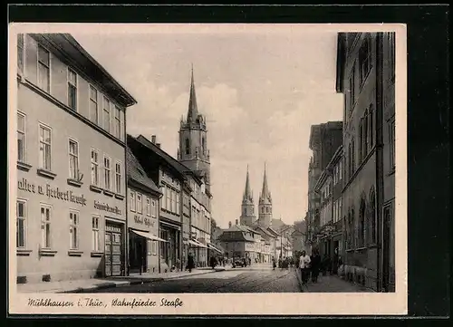 AK Mühlhausen /Thür., Wahnfrieder Strasse