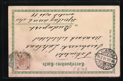 Lithographie Karlsbad, Mühlbrunnencolonnade, Hirschensprung