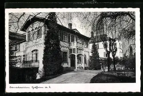 AK Hofheim a. T., Ansicht vom Sanatorium