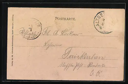 AK Altötting, Ortspartie an der Kirche