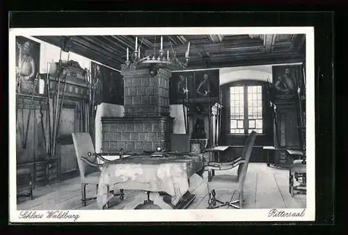 AK Waldburg, Rittersaal im Schloss