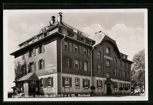 AK Höchenschwand, Kurhaus