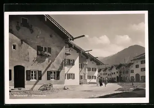 AK Mittenwald, Untermarkt