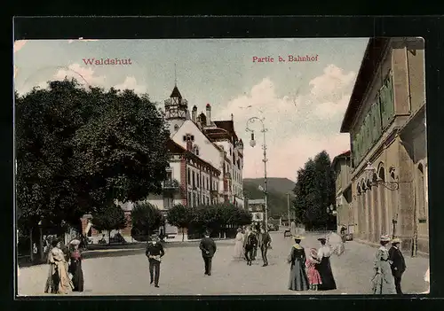 AK Waldshut, Partie b. Bahnhof