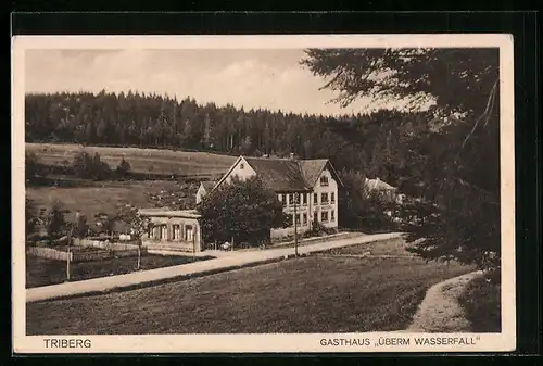 AK Triberg, Gasthaus Überm Wasserfall