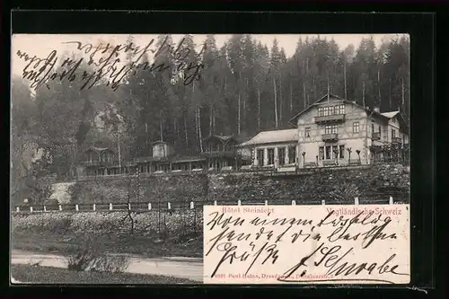 AK Steinicht, Hotel Steinicht in der Vogtländischen Schweiz