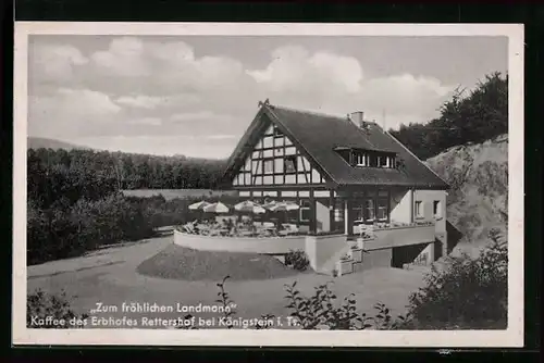 AK Kelkheim, Klostergut Café Zum fröhlichen Landmann