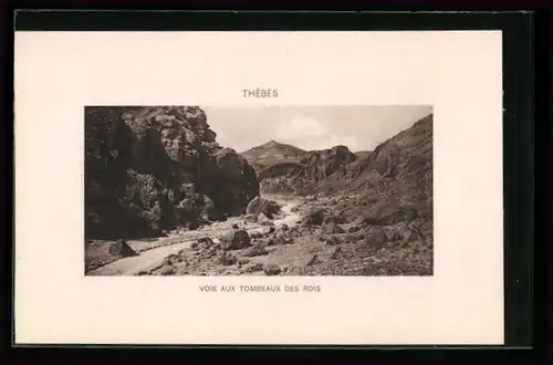 AK Thebes, Voie Aux Tombeaux des Rois