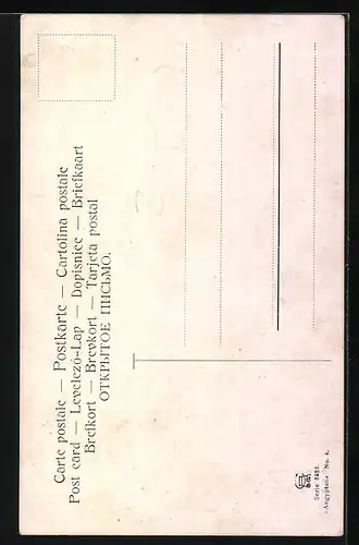 Künstler-AK Cairo, Strassenpartie mit Kamelreiter