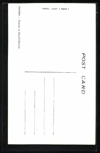 AK Thebes, Temple of Deir-El-Medinb