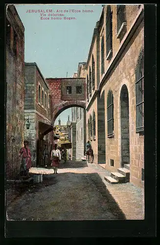 AK Jerusalem, Arc de l`Ecce homo, Via dolorosa