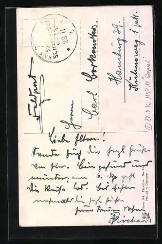 Künstler-AK Jerusalem, Turm Antonia