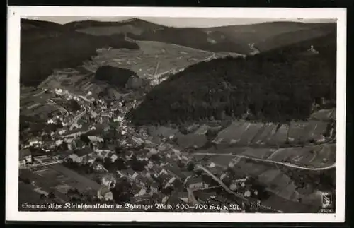 AK Kleinschmalkalden, Ortsansicht aus der Vogelperspektive