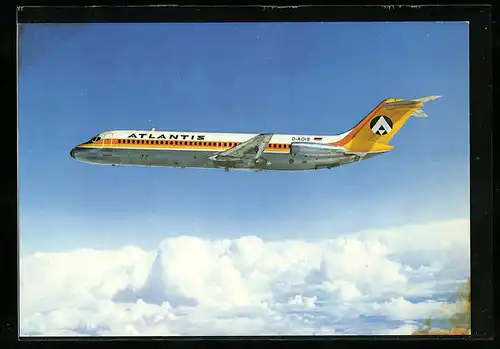 AK Das Flugzeug Atlantis DC-9 /32