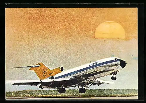 AK Der Europa-Jet Boeing 727-30 von Condor