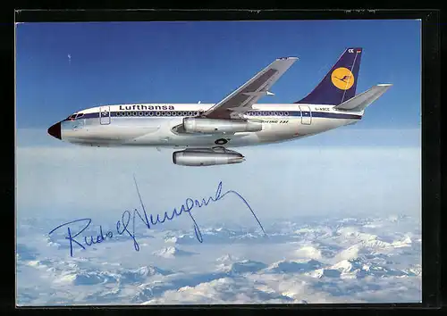 AK Die Boeing 737 City Jet von Lufthansa, Flugzeug