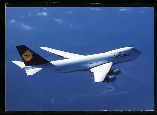 AK Die Boeing 747-200 der Lufthansa, Flugzeug