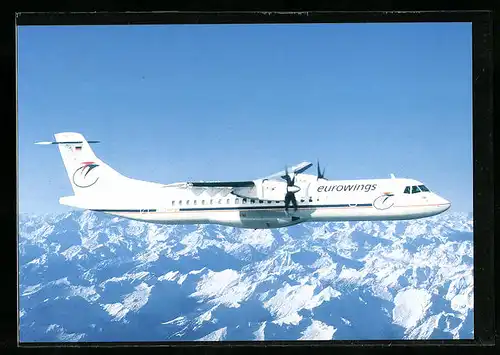 AK Die Aerospatiale ATR 72 von Eurowings, Flugzeug