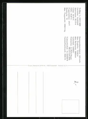 AK Die TriStar L-1011-500 v. Lockheed, LTU Fluggesellschaft, Cockpit