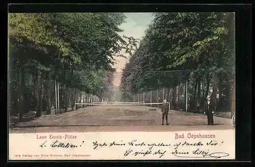 AK Bad Oeynhausen, Lawn Tennis-Plätze