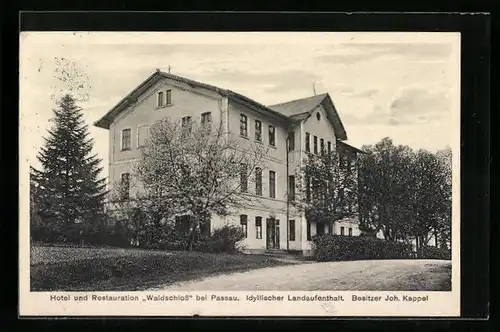 AK Passau, Hotel u. Restaurant Waldschloss
