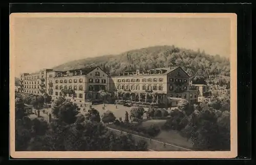 AK Heidelberg, Blick auf das Victoria-Hotel