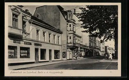 AK Lüdenscheid im Sauerland, Partie a. d. Knapperstrasse