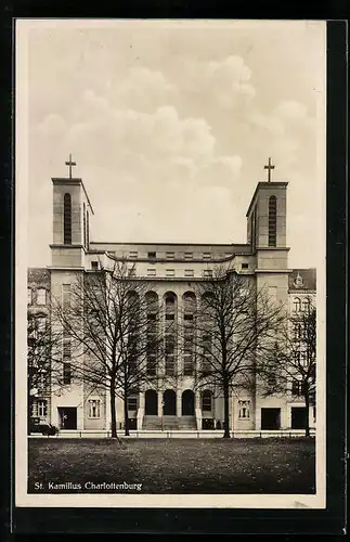 AK Berlin-Charlottenburg, St. Kamillus Kirche