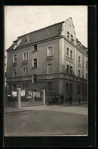 AK Augsburg, Wohnhaus Josef Grill, Ebnerstrasse Ecke Schöpplerstrasse