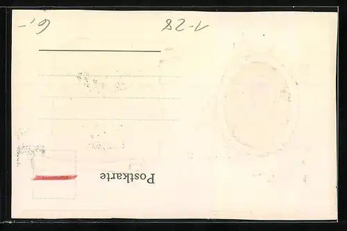 Präge-AK Bismarck im Profil