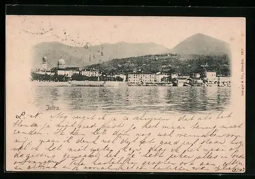 AK Intra, Ortsansicht vom Wasser aus
