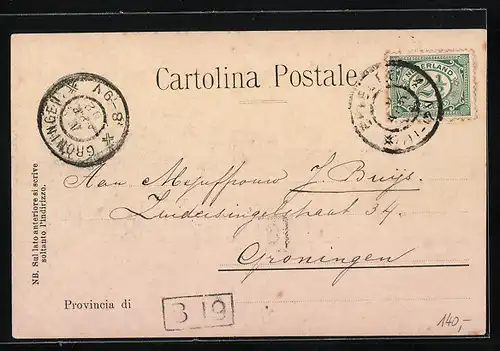 AK Intra, Ortsansicht vom Wasser aus