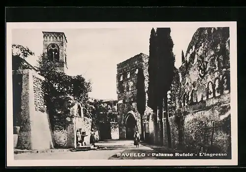 AK Ravello, Palazzo Rufolo, L`ingresso