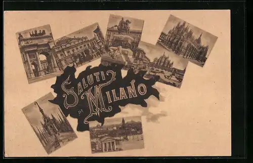 AK Milano, Kirche, Denkmal, Tor