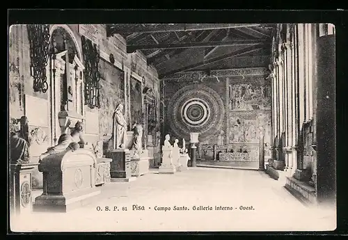 AK Pisa, Campo Santo, Galleria interno, Ovest