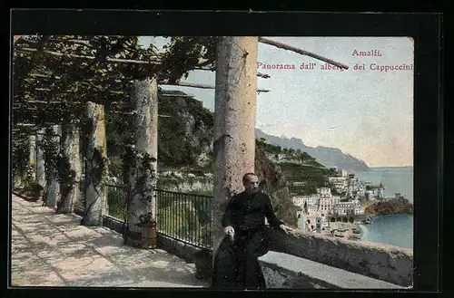 AK Amalfi, Panorama dall` albergo dei Cappuccini