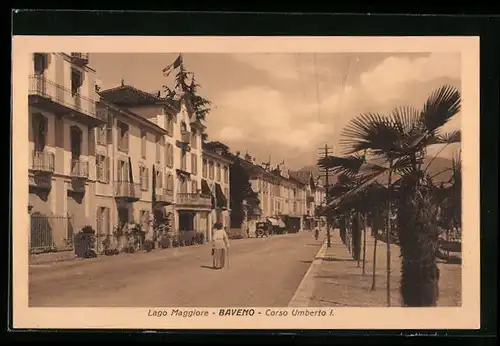 AK Baveno, Lago Maggiore, Corso Umberto I.