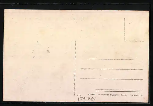 AK Pompei, Via Provinciale che dal Santuario di Pompei va a Scafati