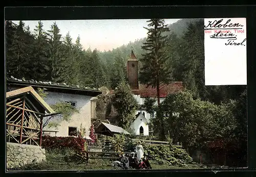 AK Klobenstein b. Kössen, Kirche Maria Klobenstein