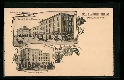 AK Salsomaggiore, Casa Gambarini Stefano, Piazza Vittorio Emanuele