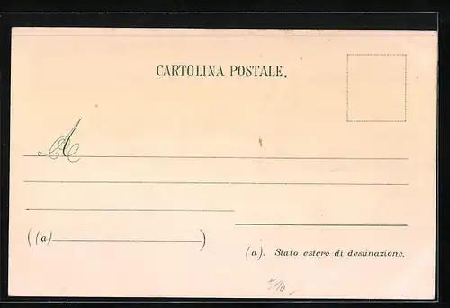 Lithographie Napoli, Panorama, da Mare