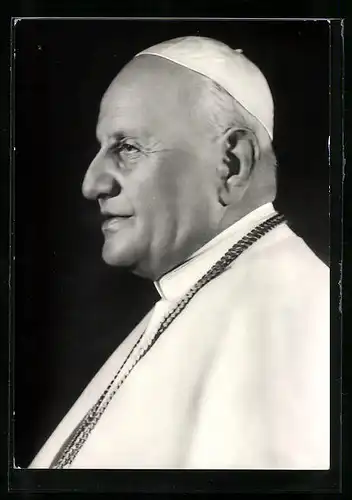 AK Papst Johannes XXIII. im Profil