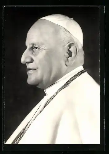 AK Papst Johannes XXIII. im Profil