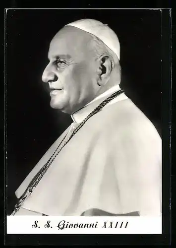 AK Papst Johannes XXIII. im Profil