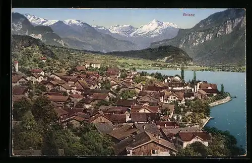 AK Brienz, Blick über die Dächer der Ortschaft