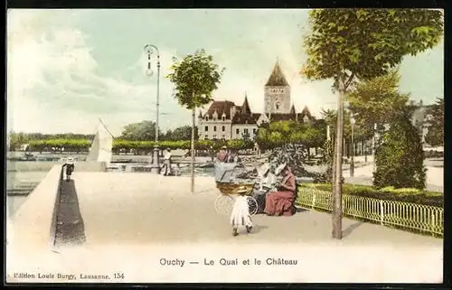 AK Ouchy, Le Quai et le Chateau