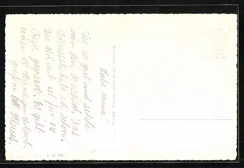 AK Courrendlin, Ortspartie mit Umgebung