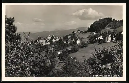 AK Walzenhausen, Ortsansicht mit Umgebung